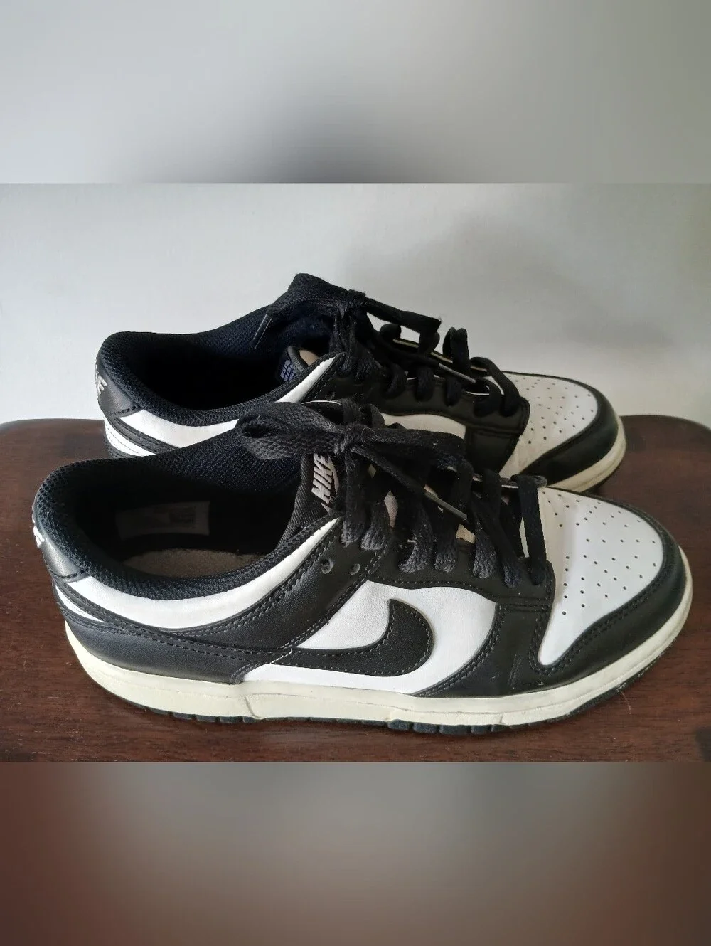 Nike Dunk Low Black White Panda CW1590-100 Youth Size 7Y